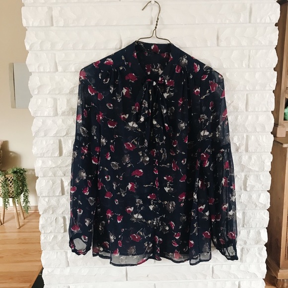 Express Tops - Express Floral Blouse